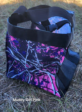 Load image into Gallery viewer, Bumper Bag - Bird Bag - Gear Bag - Open Top Mesh Bottom - Camo - Dog Training