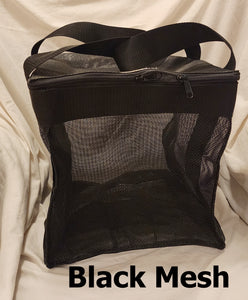 Bumper Bag - Zipper Top with Mesh Bottom