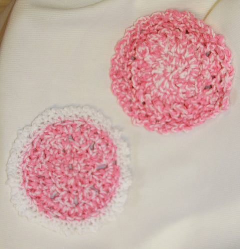 Pot Holders Hand Crocheted Pink Pot Scrubber & Hot Pad Set - NW Camo 