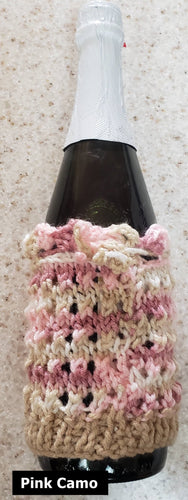 Wine Bottle Sweater Hand Knit - NW Camo 