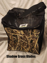 Load image into Gallery viewer, Bumper Bag - Bird Bag - Gear Bag -  Zipper Top with Mesh Bottom - Camo - Dog Training