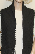 Load image into Gallery viewer, Black Scarf Hand Knit - nw-camo