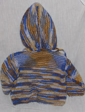 Load image into Gallery viewer, Hand Knit Baby Hooded Zippered Jacket - nw-camo