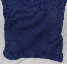 Load image into Gallery viewer, Child&#39;s Sweater Vest Hand Knit Blue - nw-camo