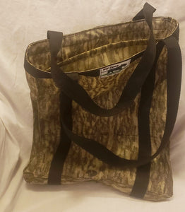 Camo Tote Bag with Inside Pockets
