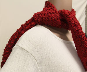 Scarf Hand Knit Cranberry Fashion Scarf - nw-camo