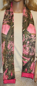 Hot Pink and Pink Camo Scarf - nw-camo