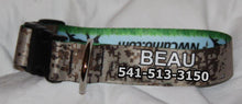 Load image into Gallery viewer, Custom Dog Identification-Title Collar 1.5&quot; Wide - nw-camo