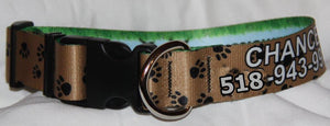 Custom Dog Identification-Title Collar 1.5" Wide - nw-camo