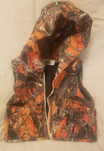 Load image into Gallery viewer, Camo Hooded Vest - Child MC2 Orange