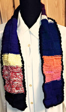 Load image into Gallery viewer, Scarf Hand Knit Multicolor Stripe