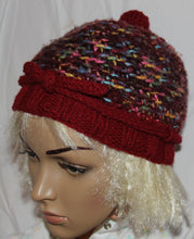 Load image into Gallery viewer, Hand Knit Burgandy Hat - nw-camo