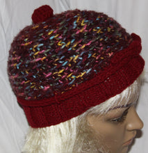 Load image into Gallery viewer, Hand Knit Burgandy Hat - nw-camo