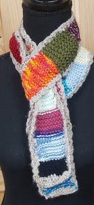 Scarf Hand Knit Multicolor