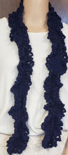 Load image into Gallery viewer, Navy Blue Hand Knit Scarf - nw-camo