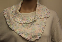 Load image into Gallery viewer, Cowl Hand Knit Light Pastels
