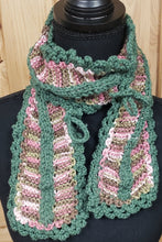 Load image into Gallery viewer, Scarf Pink Camo Moss Green