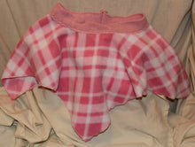 Load image into Gallery viewer, Pink and White Fleece Baby Poncho - nw-camo