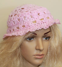 Load image into Gallery viewer, Pink Lacy Hat - nw-camo