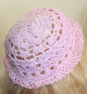 Pink Lacy Hat - nw-camo