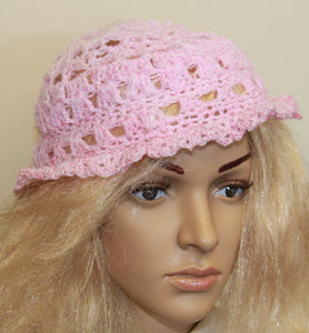 Pink Lacy Hat - nw-camo