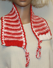 Load image into Gallery viewer, Red and White Cowl Scarf - nw-camo