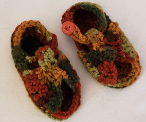Camo Baby Booties Sandals - Slippers - nw-camo