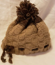 Load image into Gallery viewer, Tan Hand Knit Hat Wool Blend - nw-camo