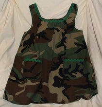 Load image into Gallery viewer, Girls Girls Woodland Camo Cotton Dress - nw-camo